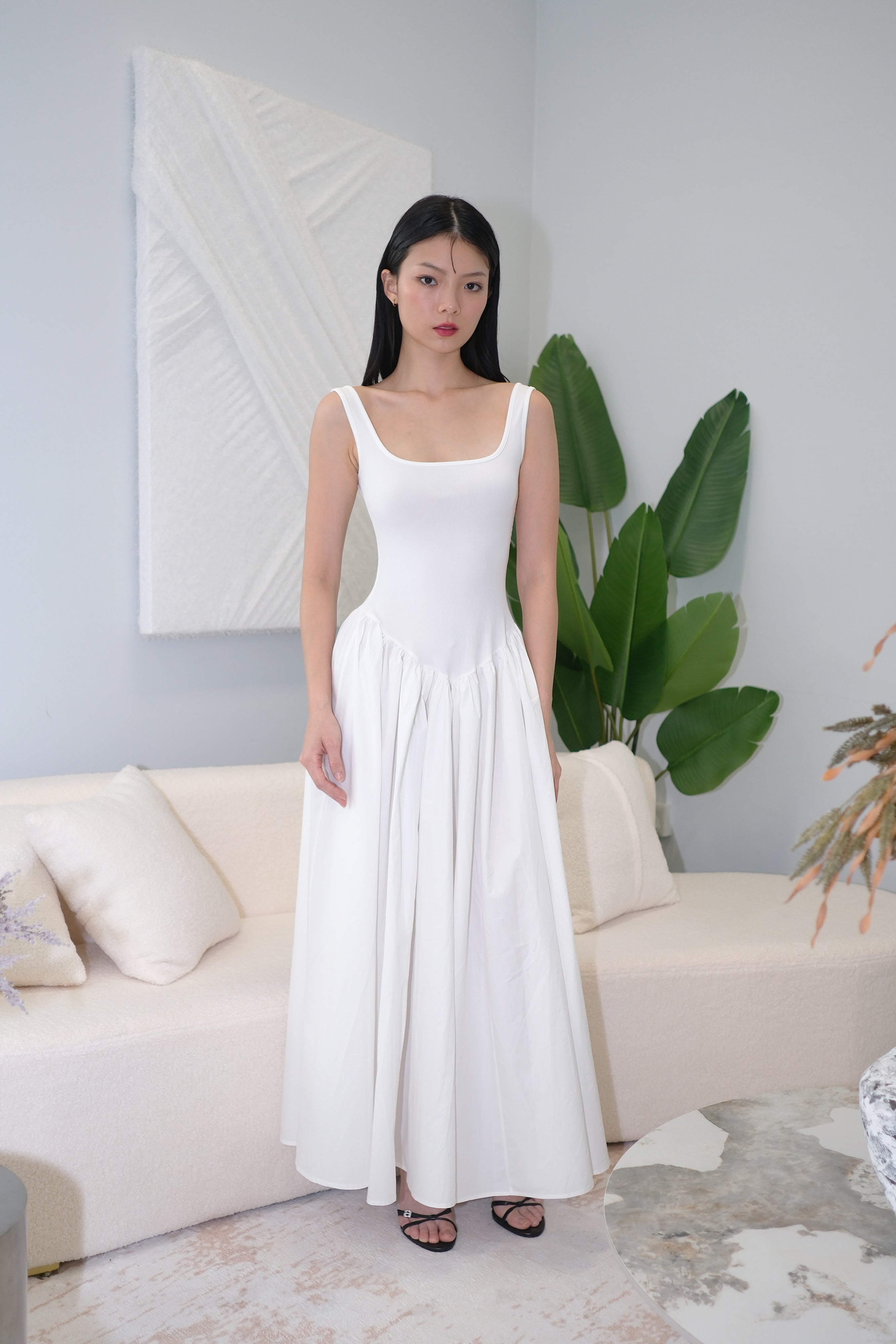 aubrey maxi dress Aubrey Blue Maxi Dress, S