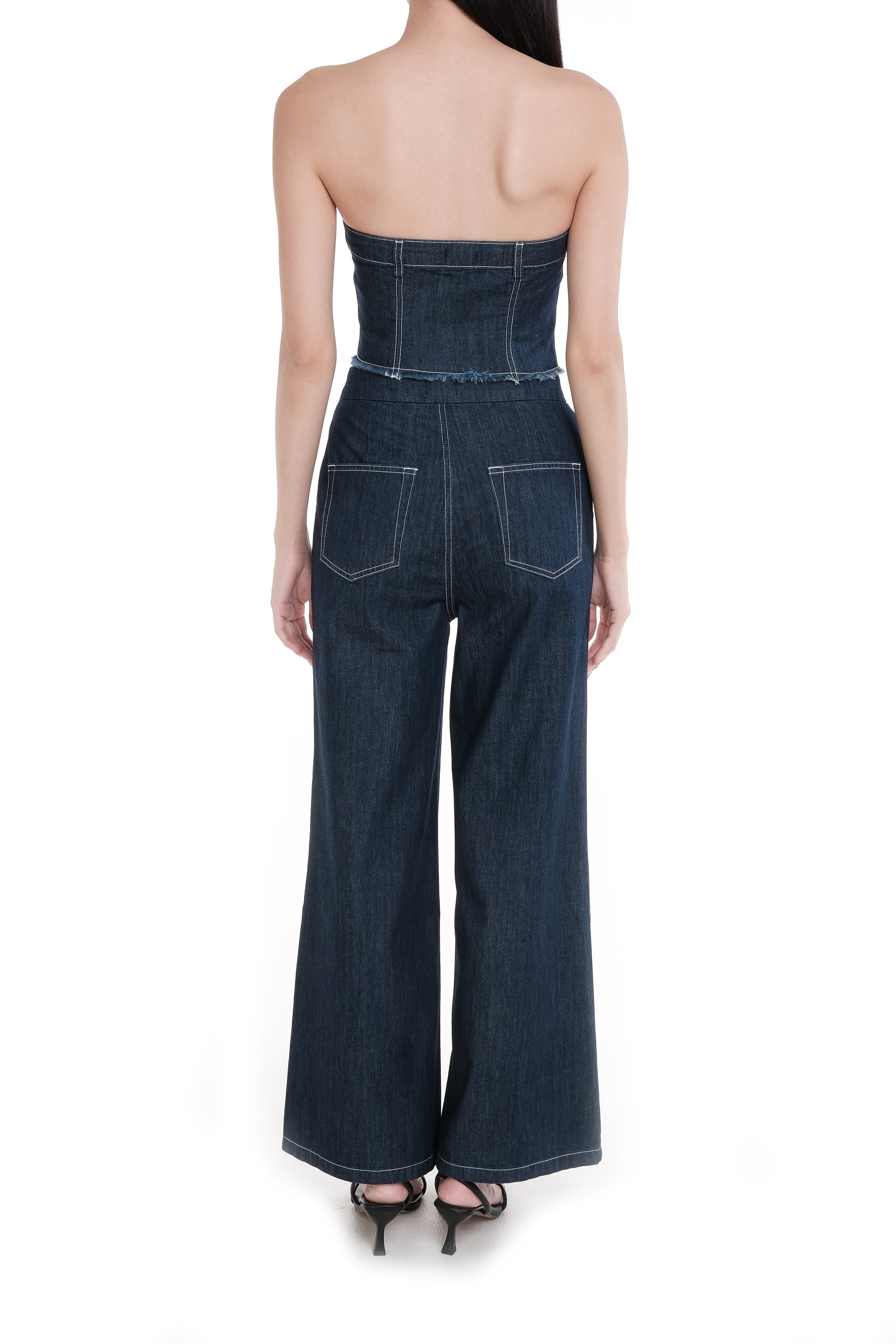 CARA DENIM TUBE CO-ORD