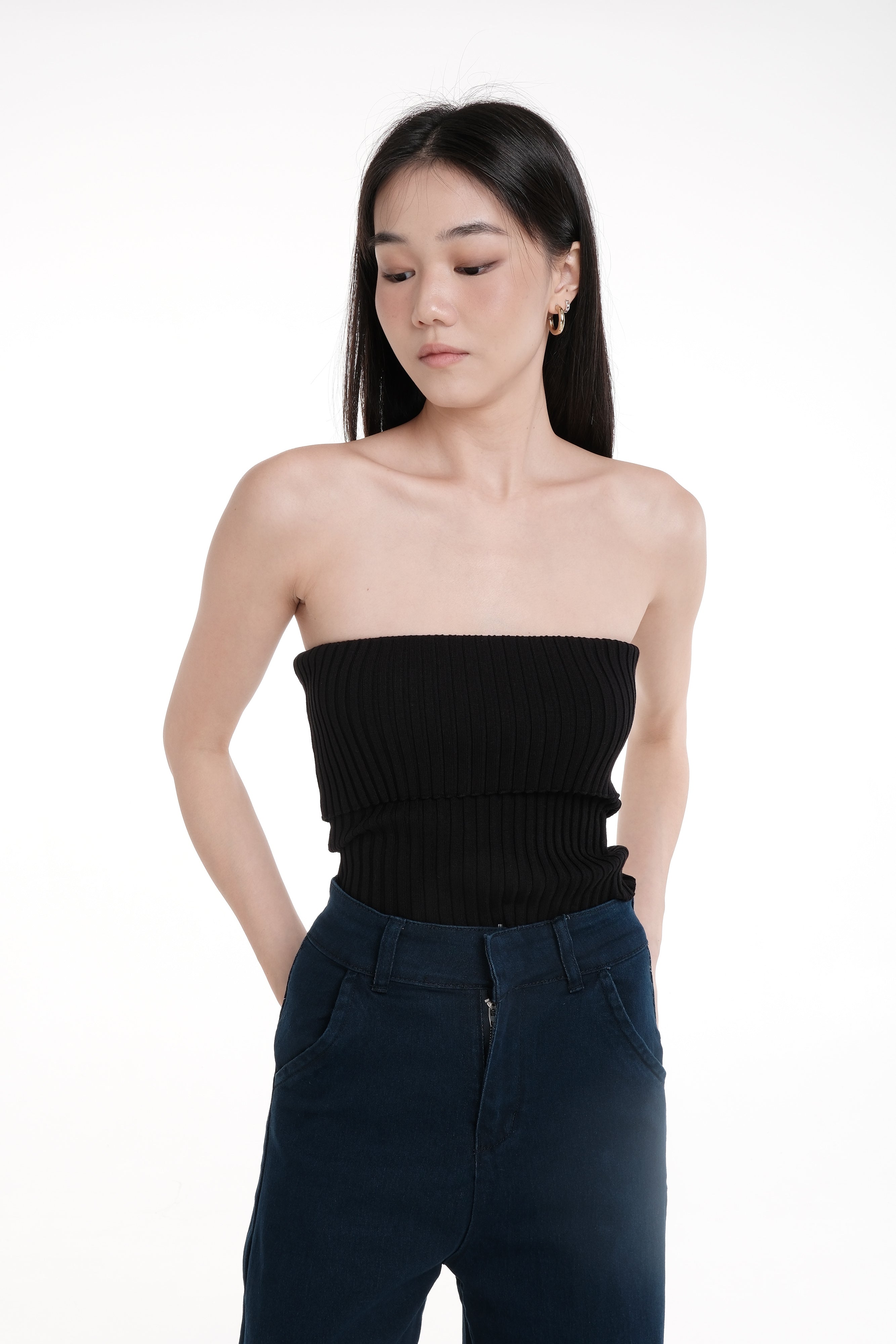 MIKA PLEATED TUBE TOP