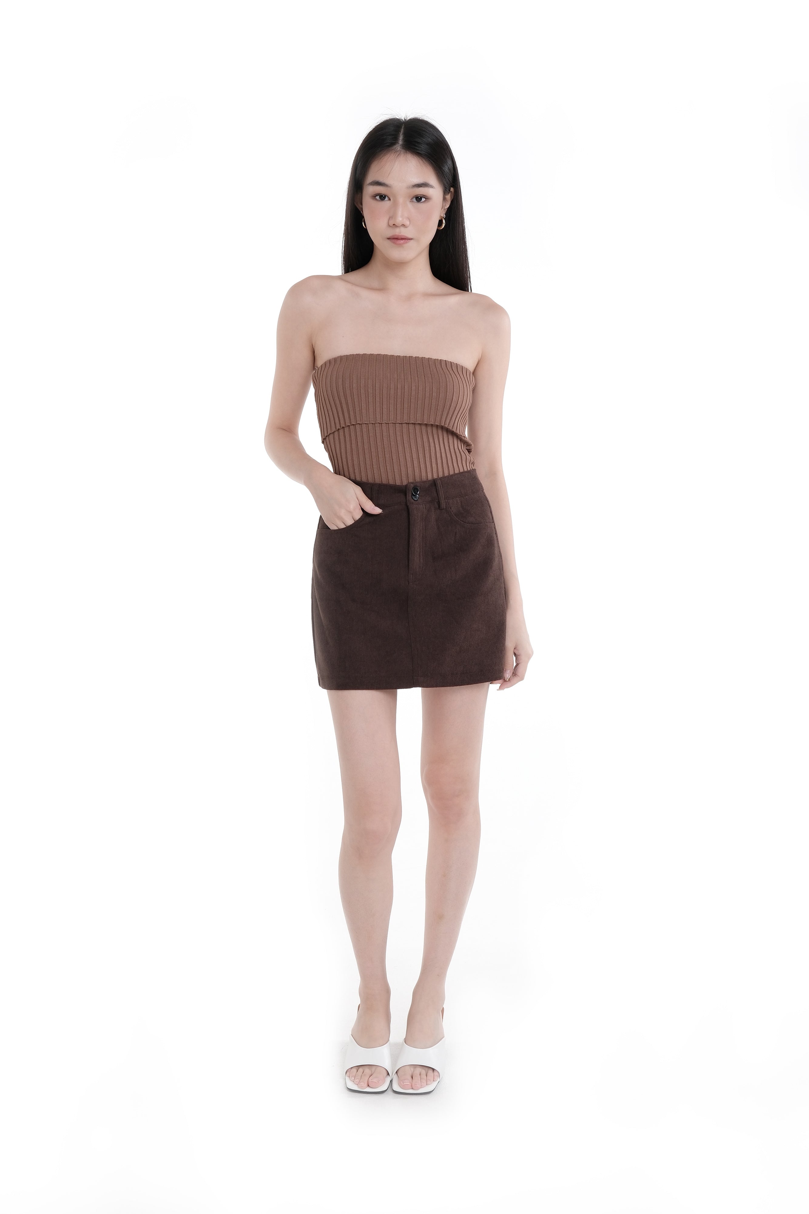 MIKA PLEATED TUBE TOP