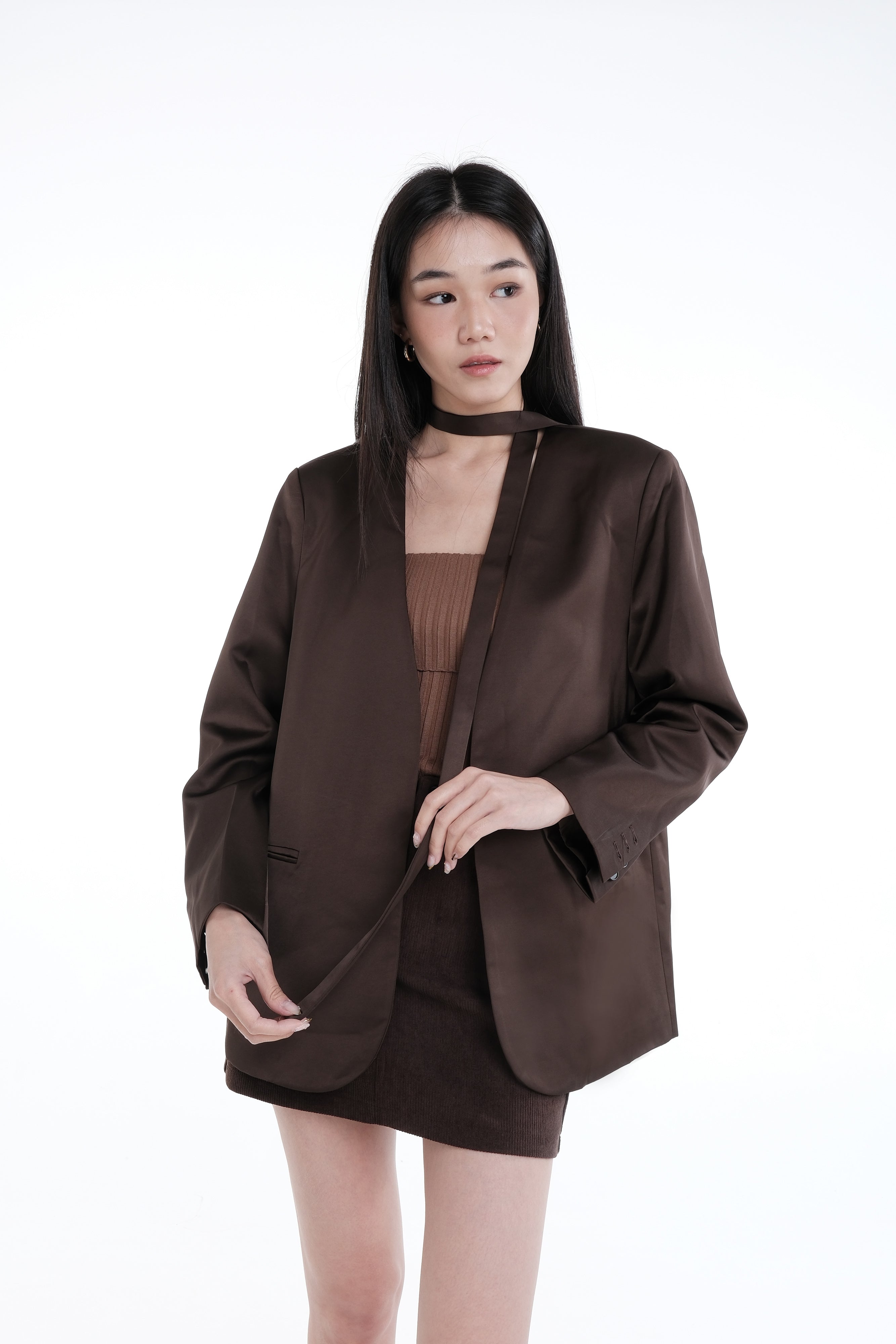 KYRA BLAZER (COCOA)