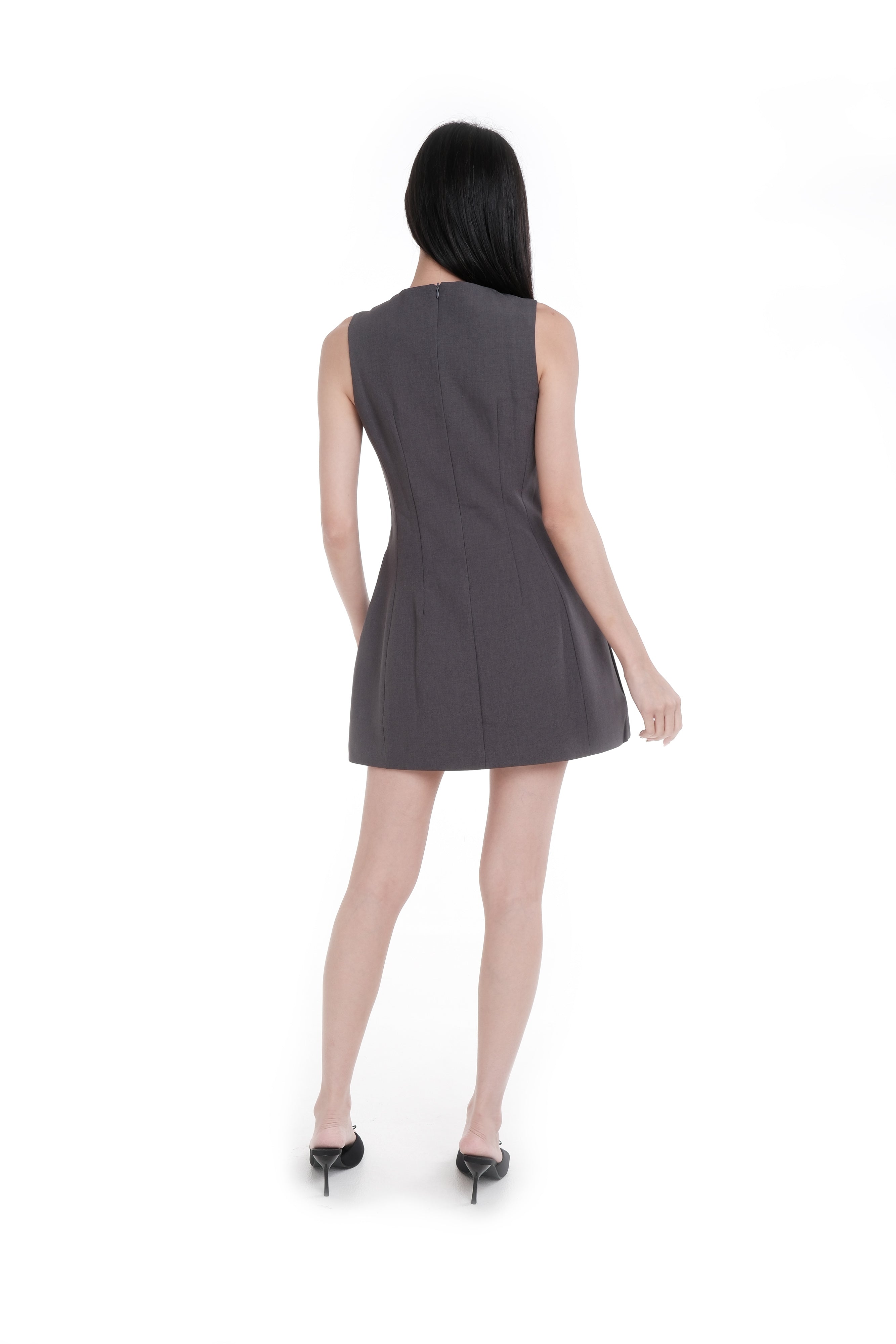 SIMONE SHIFT DRESS (GREY)