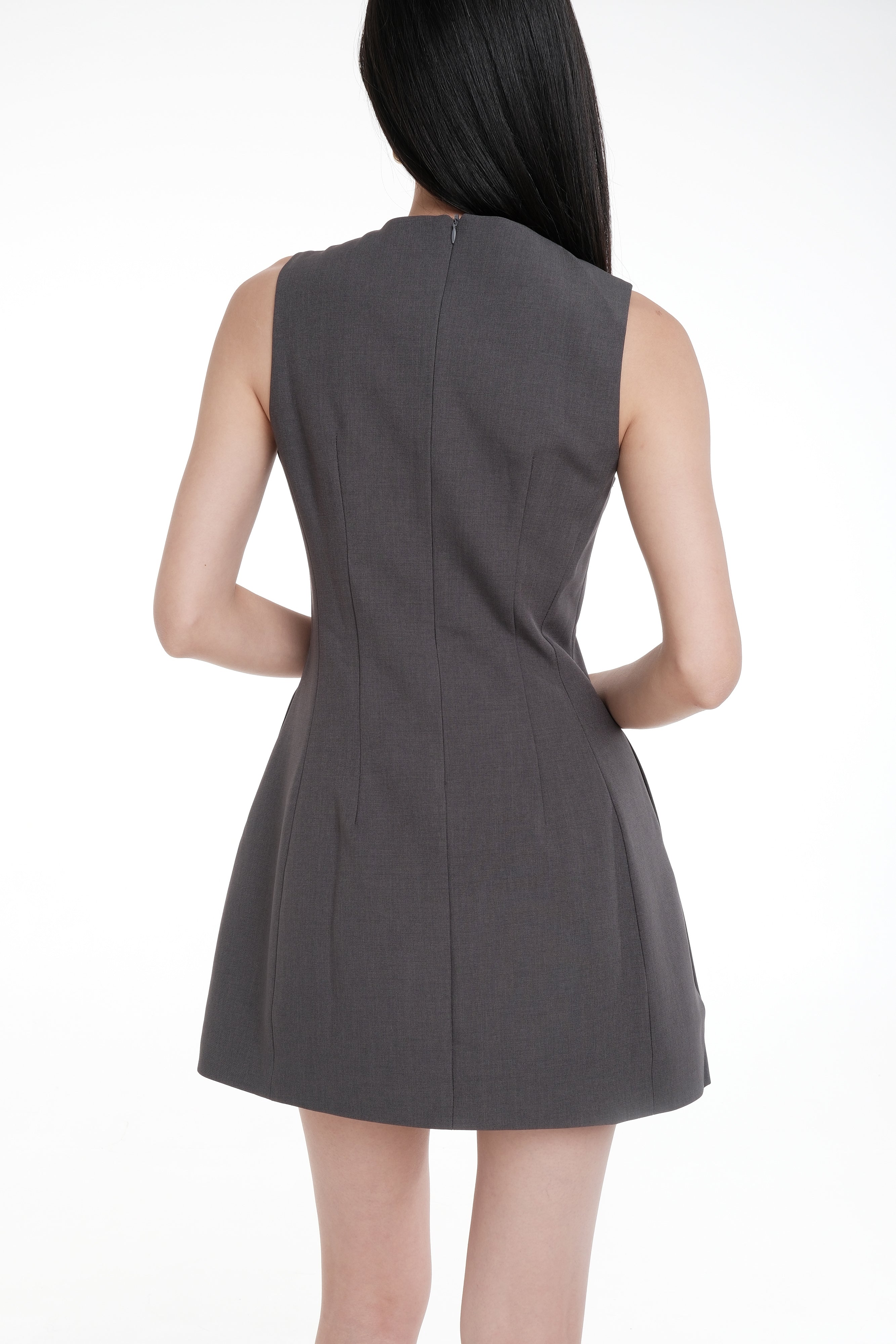 SIMONE SHIFT DRESS (GREY)